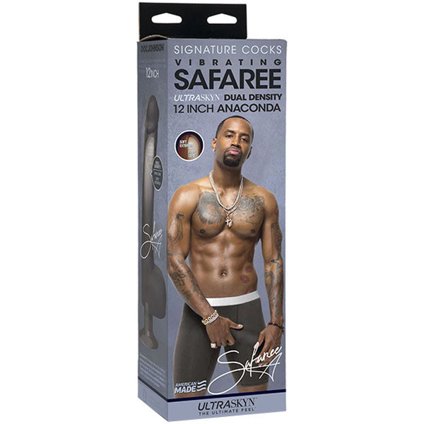 Signature Cocks - Safaree Samuels Anaconda - 12  Inch Ultraskyn Cock With Removable Vul Suction  Cup