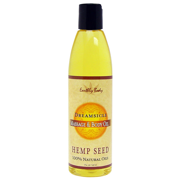 Earthly Body Massage And Body Oil Dreamsicle 8oz.