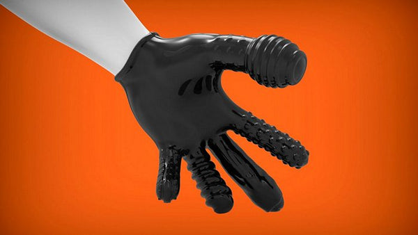 OxBalls Finger Fuck Glove Black