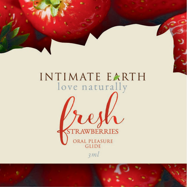 Intimate Earth Strawberry Foil Pack (each)