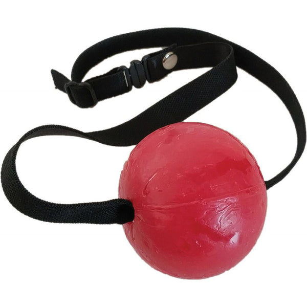 Candy Ball Gag - Strawberry 2.4 Oz