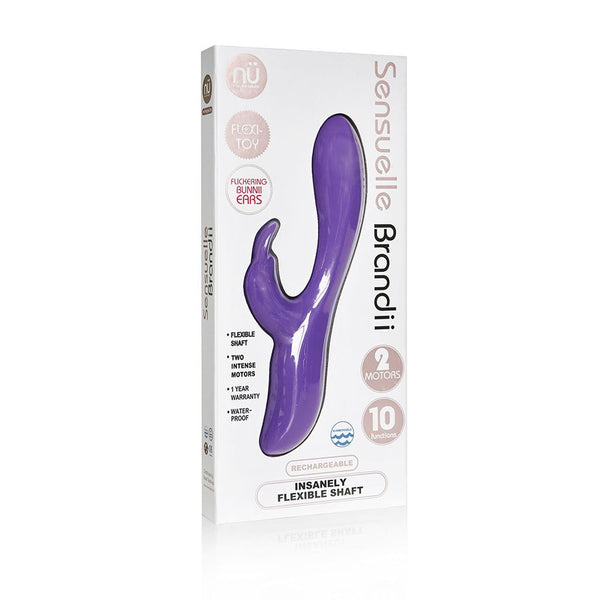 Sensuelle Brandii 10 Function Rabbit Vibe - Purple