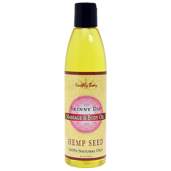 Earthly Body Massage Oil Skinny Dip 8oz.