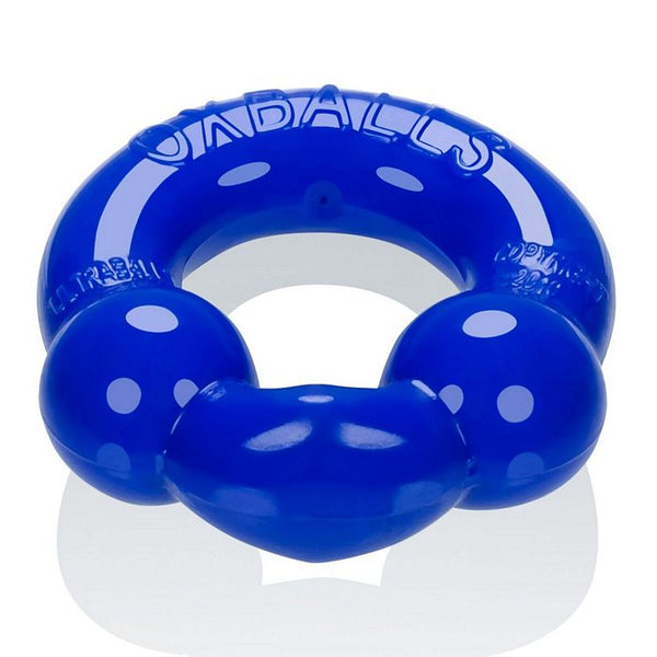 Oxballs Ultraballs Cock Rings - Black/Police Blue Pack of 2