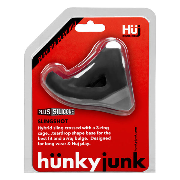 Hunkyjunk Slingshot 3 Ring Teardrop - Tar