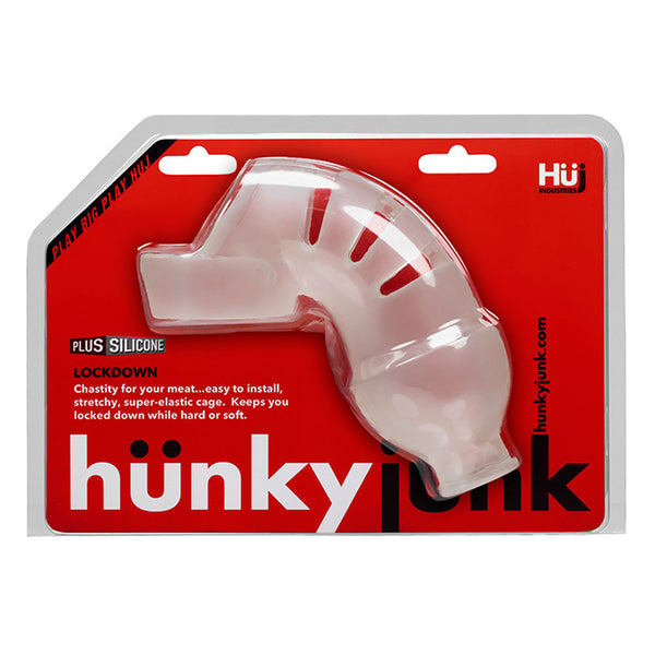 Hunkyjunk Lockdown Chasity Packer - Ice