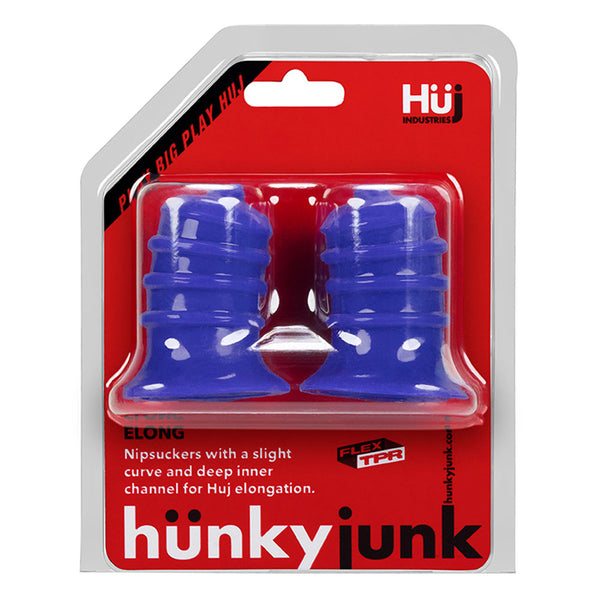 Hunkyjunk Elong Nipsuckers - Cobalt