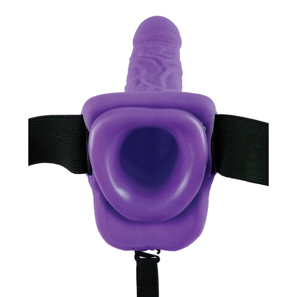 Fetish Fantasy Series 7-Inch Vibrating Hollow Strap-on With Balls