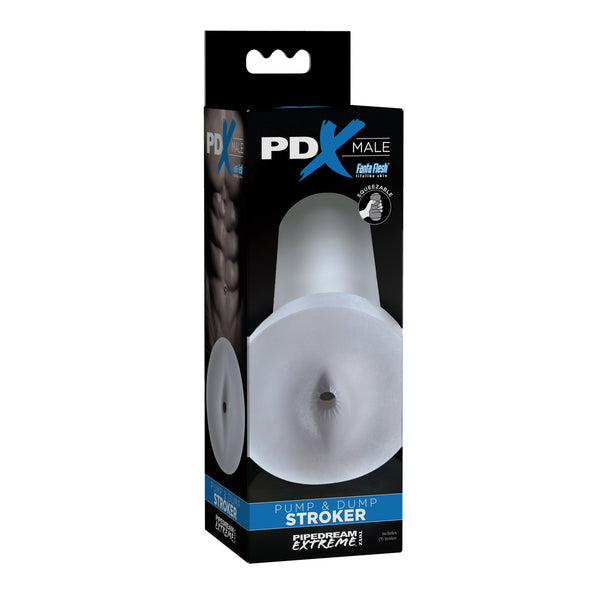 Pdx Male Pump and Dump Stroker Clear