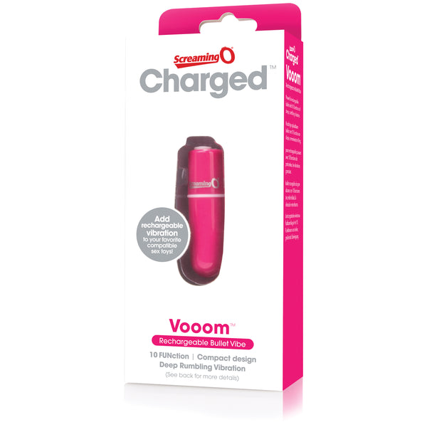 Charged Vooom Rechargeable Bullet Vibe - Pink