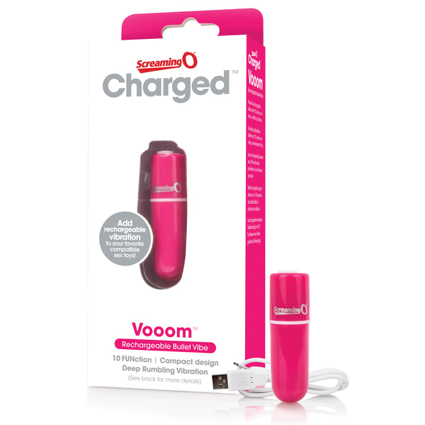 Charged Vooom Rechargeable Bullet Vibe - Pink