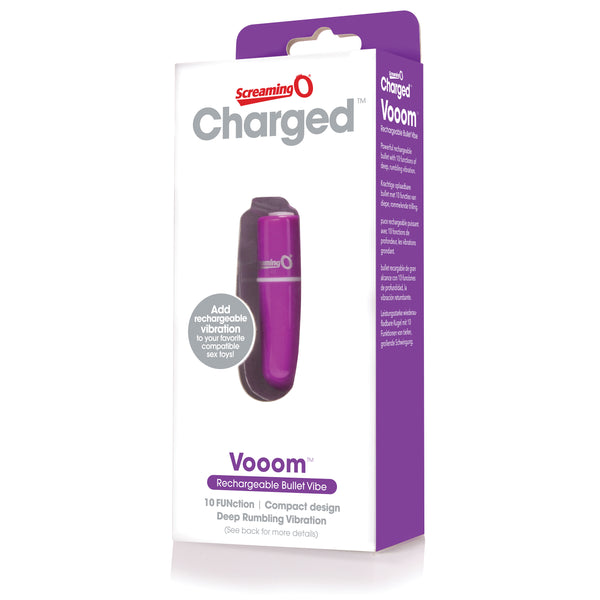 Charged Vooom Rechargeable Bullet Vibe - Purple