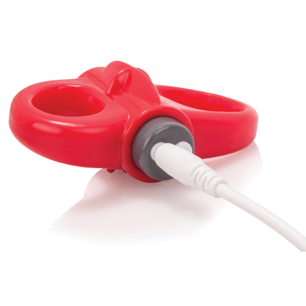 Charged Yoga Rechargeable Vibe Ring - Red