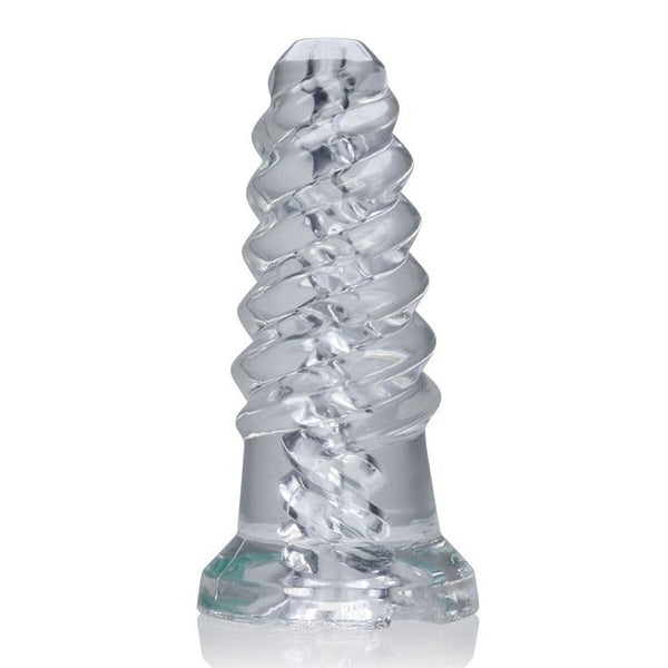 Oxballs Screwed Super Squish Corkscrew Jack Off Toy - Clear