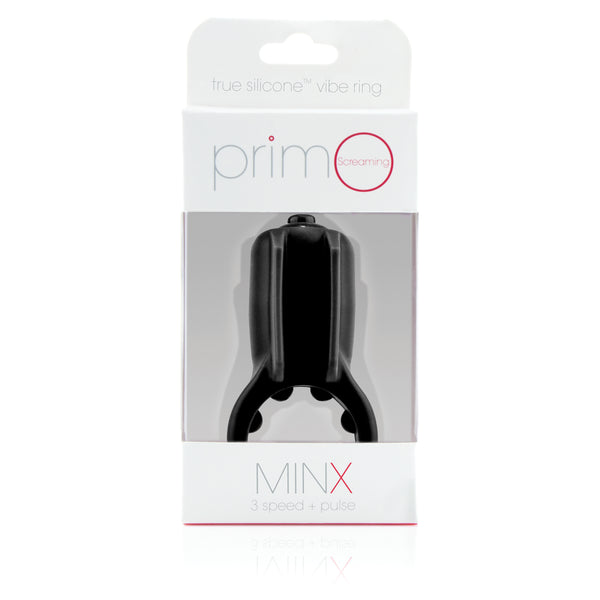 Primo Minx Premium Silicone Vibe Ring - Black