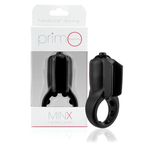 Primo Minx Premium Silicone Vibe Ring - Black