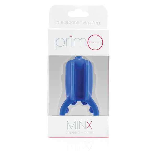 Primo Minx Premium Silicone Vibe Ring - Blue