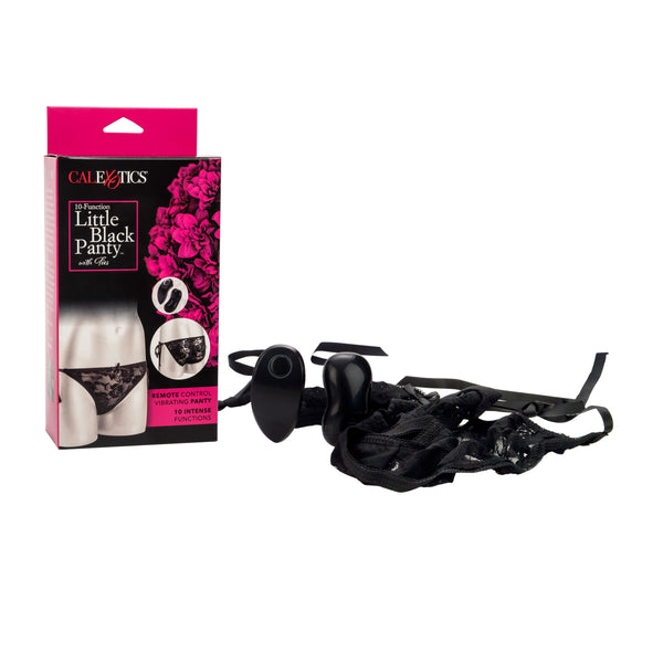 Remote Control 10-Function Little Black Panty - Panty