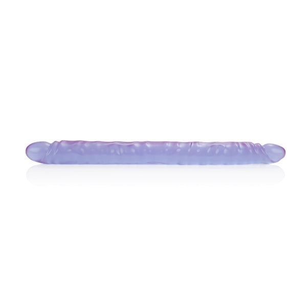 Slim Jim Duo 17 Inches Veined Super Slim Dong - Purple