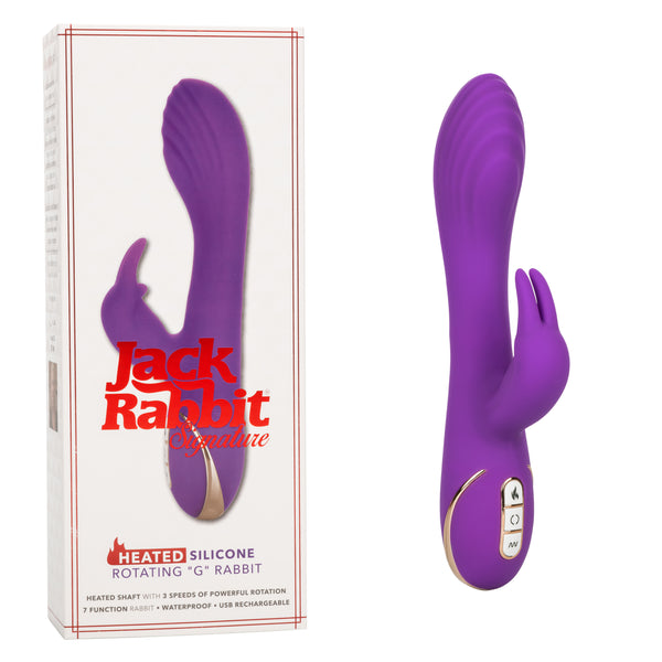 Jack Rabbit Signature Heated Silicone Rotating G  Rabbit