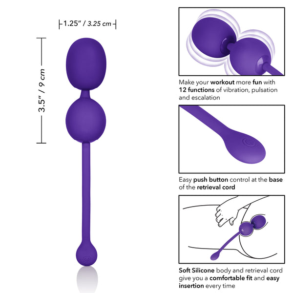 Rechargeable Dual Kegel - Purple