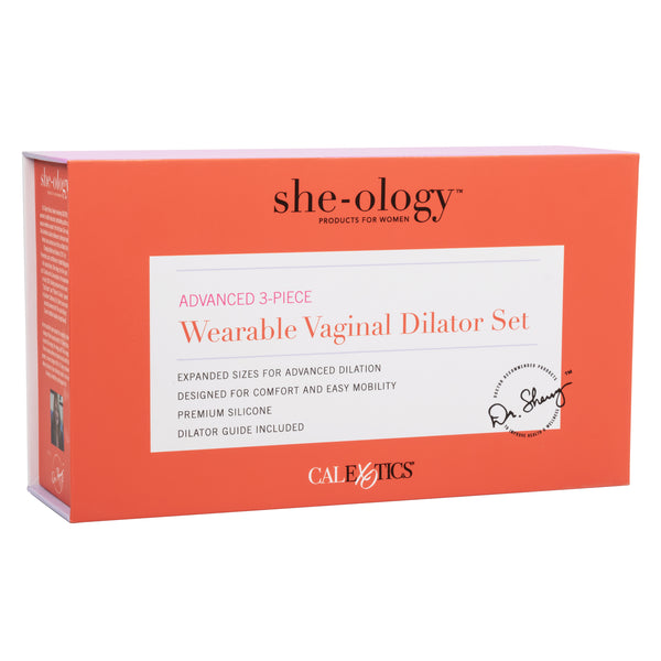 She-Ology Advanced 3-Piece Wearable Vaginal  Dilator Set