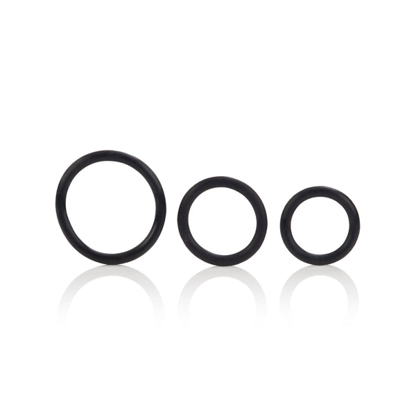 Rubber Ring 3 Piece Set - Black