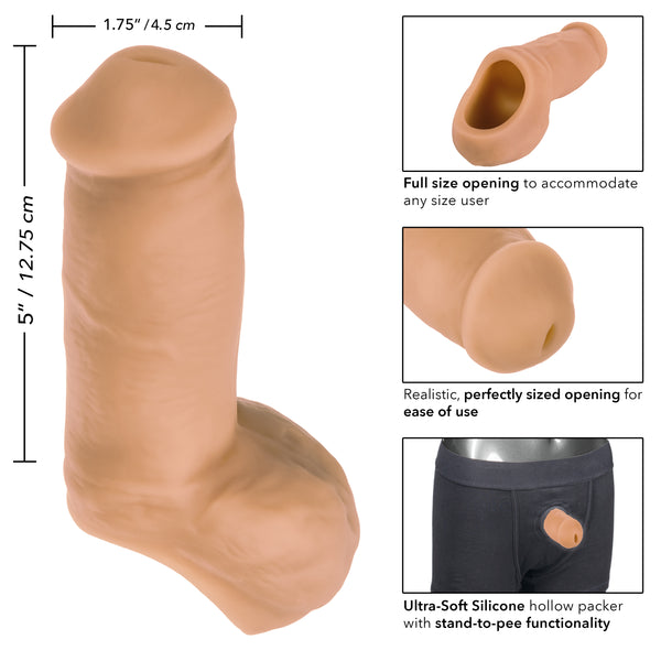 Packer Gear 5"/12.75 Cm Ultra-Soft Silicone Stp - Tan