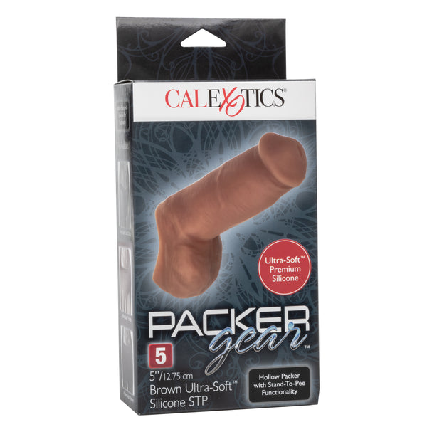 Packer Gear 5"/12.75 Cm Ultra-Soft Silicone Stp - Brown