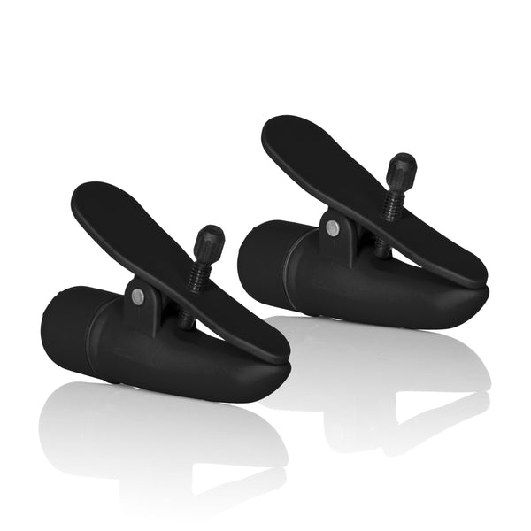 Nipple Play Nipplettes Vibrating Nipple  Clamps - Black