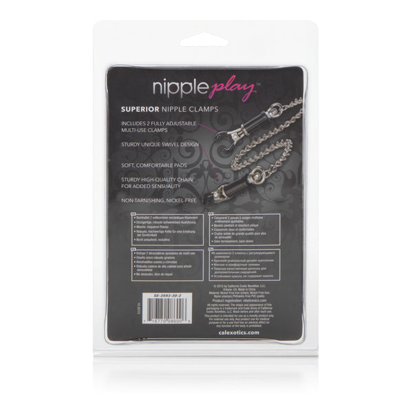 Nipple Play Superior Nipple Clamps