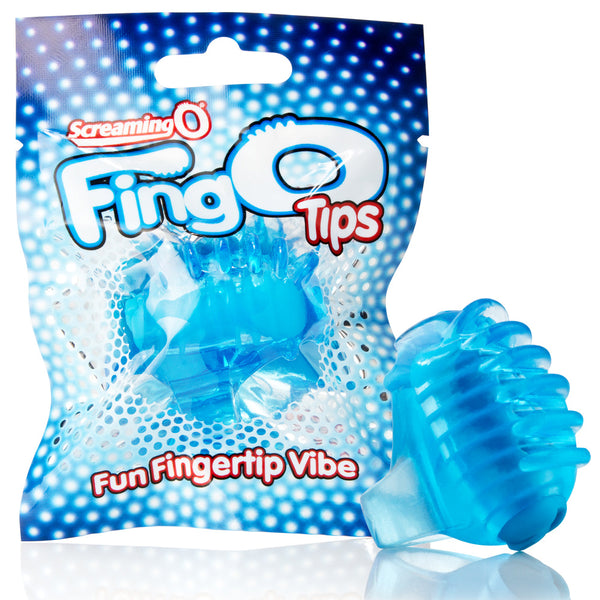 Screaming O FingO Tips Blue