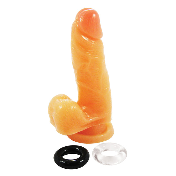 Cloud 9 - Dildo Flesh 5 inch with 2 Bonus Cock Rings