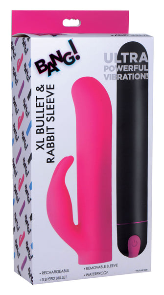 Xl Bullet and Rabbit Sleeve - Pink