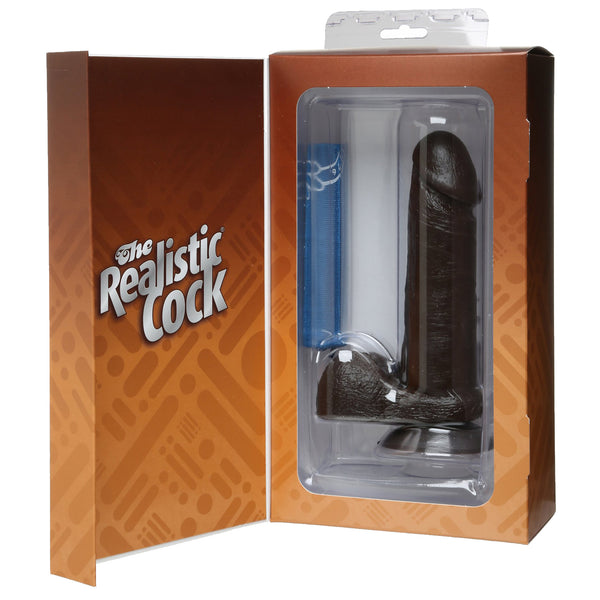 Realistic Cock 6 inch Black