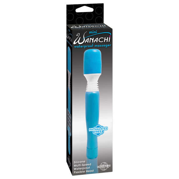 PipeDream Mini Wanachi Waterproof Massager Blue