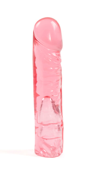 Vac-U-Lock 8 inch Crystal Jellie Pink