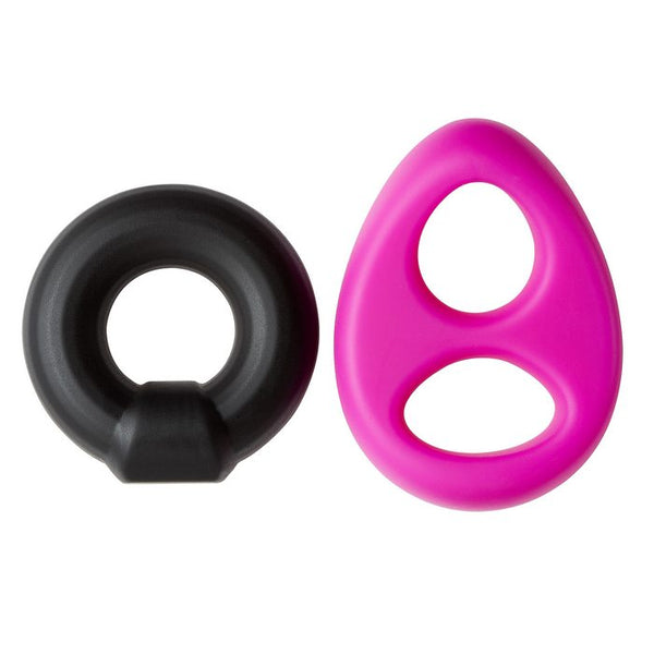 Cloud 9 - Pro Sensual Silicone Tear Drop Ring & Donut Sling 2 Pack