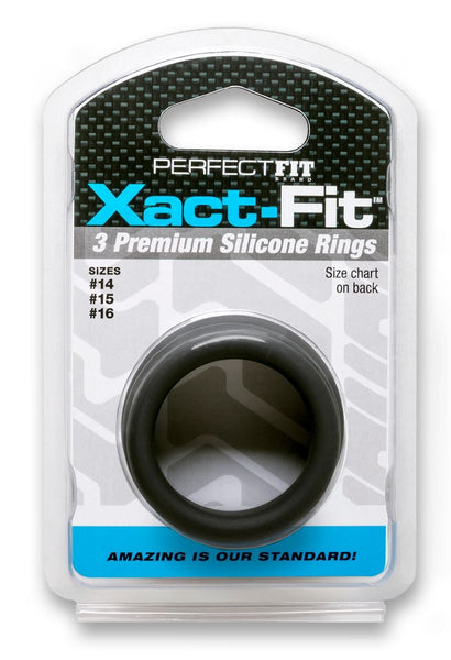 Perfect Fit Xact Fit 3 Ring Kit S/M - Black