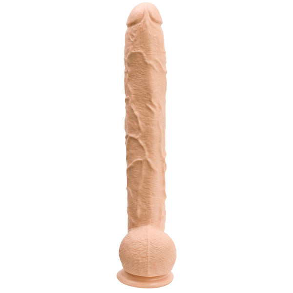 Dick Rambone Cock - 17 Inch - White - Bulk