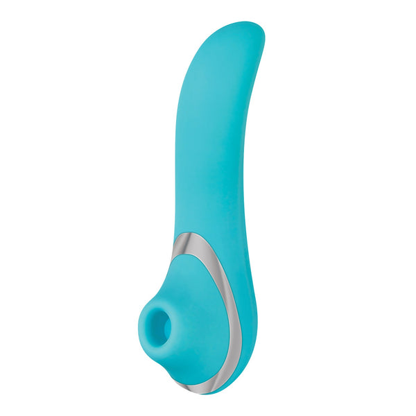 Adam & Eve French Kiss Her Clit Stimulator - Teal