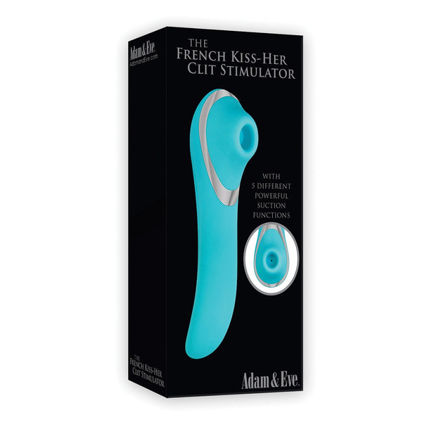 Adam & Eve French Kiss Her Clit Stimulator - Teal