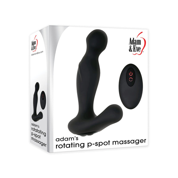 Adam & Eve Adam's Rotating P Spot Massager - Black