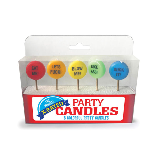 X-Rated Party Candles - Set of 5