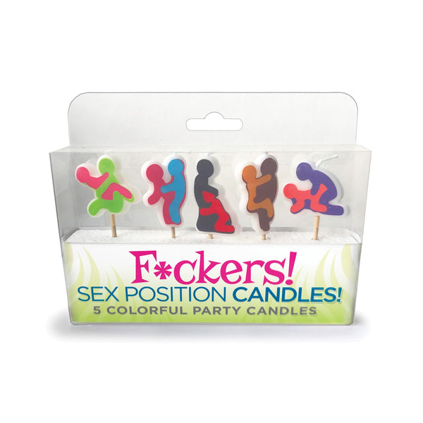 Fuckers Sex Position Candles - Set of 5