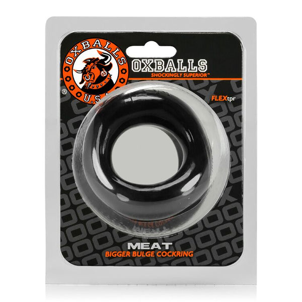 Oxballs Meat Padded Cock Ring - Black