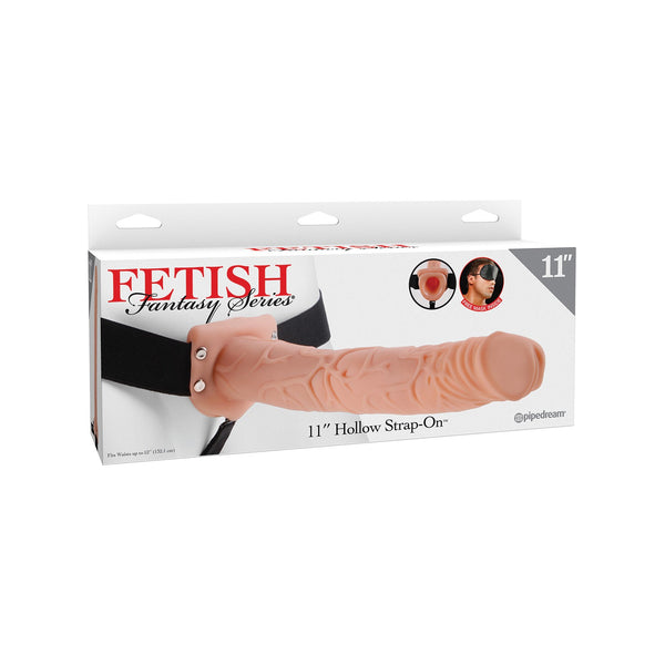 Fetish Fantasy Series 11 Inch Hollow Strap-on - Flesh