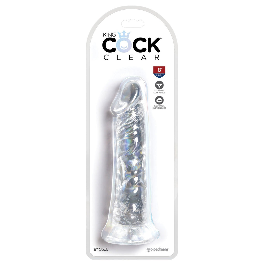 King Cock Clear 8" Cock