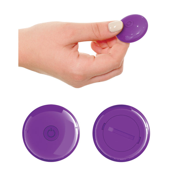 Threesome Rock n' Ride Silicone Vibrator - Purple