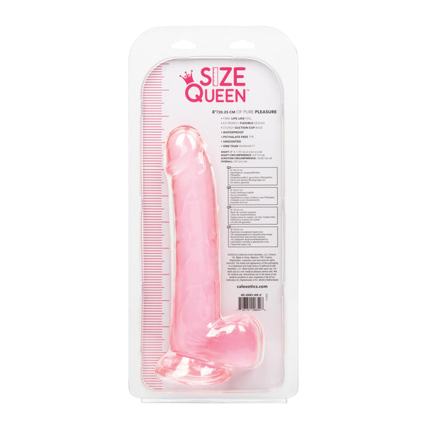 Size Queen 8 Inch - Pink